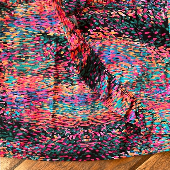 NWOT Assets Colorful Halter Swim Top - Size Large - Picture 3 of 6